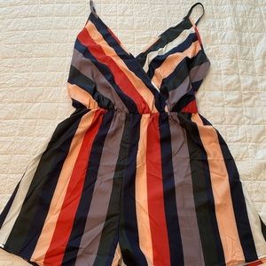 BRAND NEW striped romper